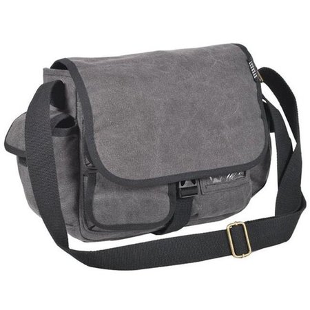 EVEREST Everest CT073S-CCA Canvas Messenger - Notebook - Charcoal CT073S-CCA